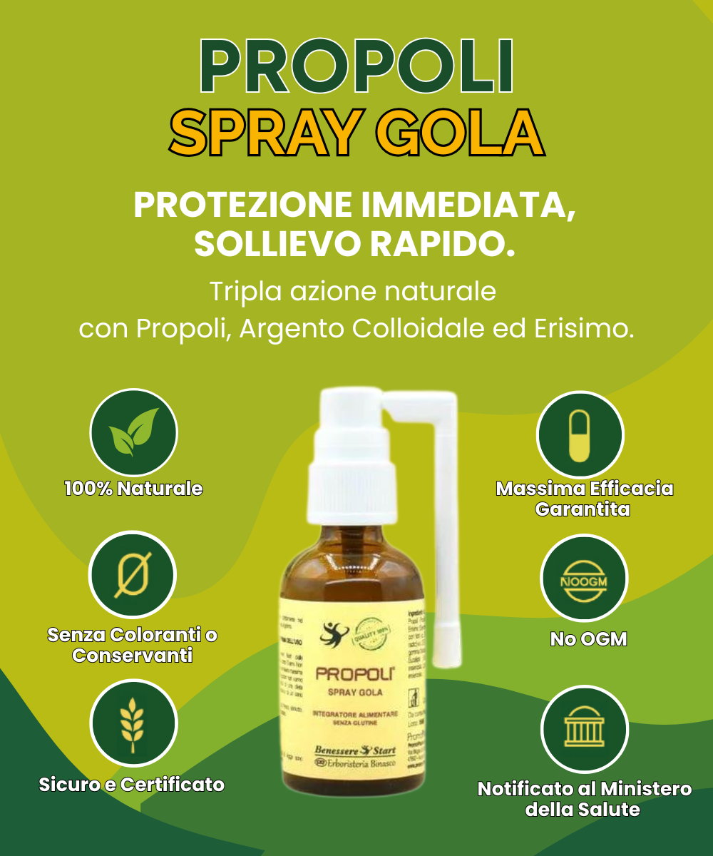 Propoli Spray Gola Argento