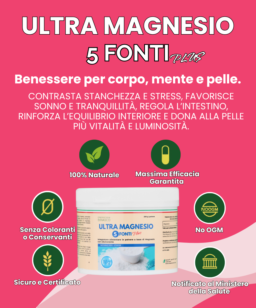 Ultra Magnesio 5 Fonti Plus