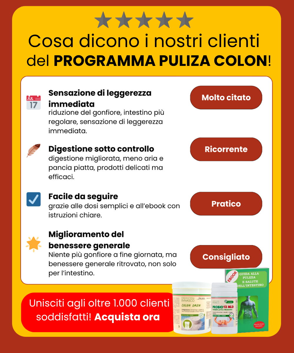 Programma Pulizia colon