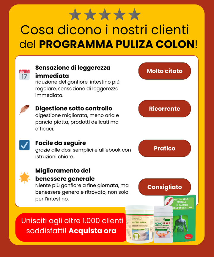 Programma Pulizia colon