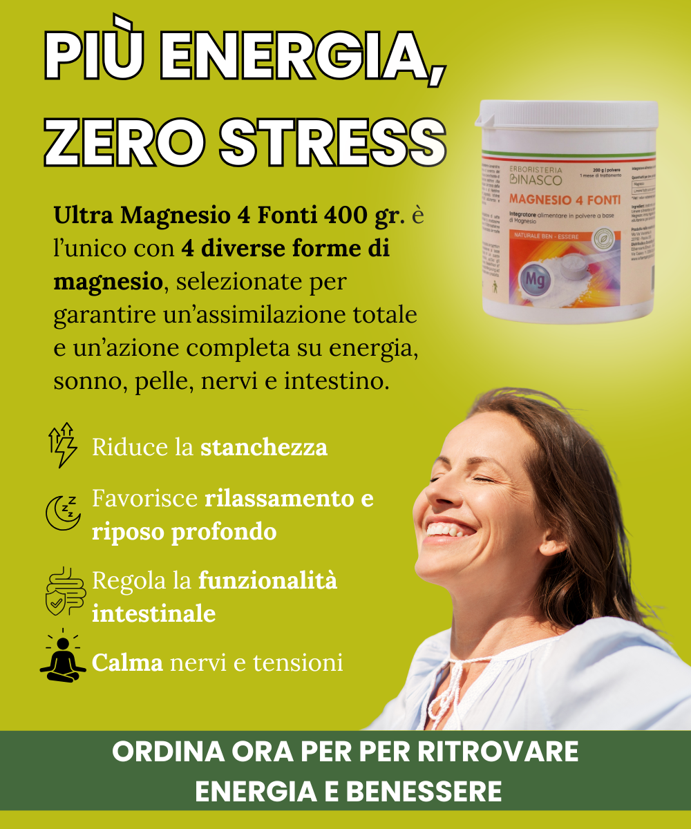 Magnesio 4 Fonti 400gr